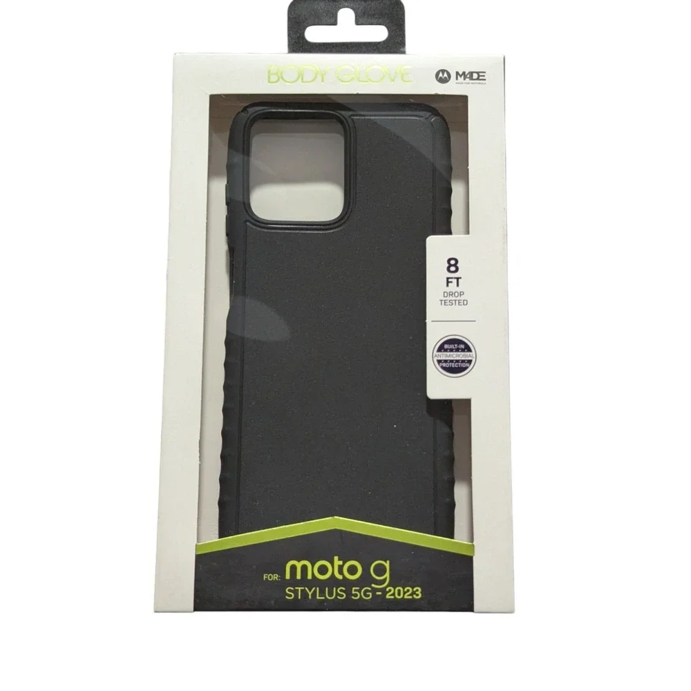 B7. Body Glove Contour Grip Case - Moto g stylus 5G (2023)- In Black